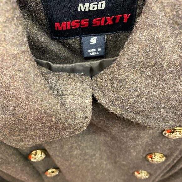 Double Breated Military Peacoat - Picture 4 of 7